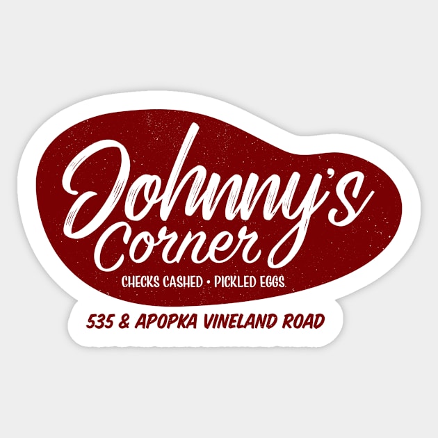 Johnny's Corner Sticker by GoAwayGreen